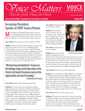 Voice Matters Newsletter Spring 2012